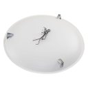 Ver imagem 7 de Plafon Luminária de Embutir Eclipse Moderno 60cm p/ 4 G45 E27 Usina ST3038