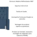 Ver imagem 3 de Cabeceira de Cama Box Estofada 140 Cm Casal Emma Suede