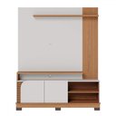 Ver imagem 2 de Estante para Tv até 65 Polegadas Jurerê 2 Portas Off White/freijó 1500 - Colibri