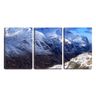 Quadro Decorativo 30x66 picos de montanhas congeladas - 1