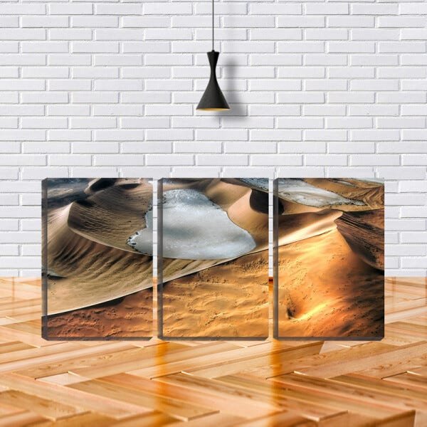 Quadro Decorativo 30x66 oásis no meio das dunas - 2