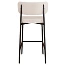 Ver imagem 7 de Banqueta Alta Bar Estofada Kit 6 Ella M25 Linho Palha - Mpozenato