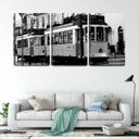 Ver imagem 2 de Quadro Decorativo 30x66 bondinho pelas ruas de lisboa