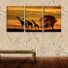 Quadro Decorativo 30x66 silhueta de girafas - 2