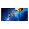 Quadro Decorativo 30x66 anéis de saturno espaço azul - 1