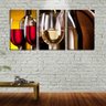 Quadro Decorativo 30x66 taças de vinho branco e tinto - 2