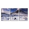 Quadro Decorativo 30x66 montanha com neve e pedras - 1