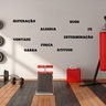 Adesivo Palavras Motivação Academia Ambiente Inspirador Top Kanto Store Adesivo de Parede - 3