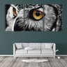 Quadro Decorativo 30x66 olhar de coruja desenho arte - 2