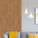 Ver imagem 3 de Kit 4 Placas Decorativa Flexível 3d Revestimento de Parede Madeira - 90x60cm