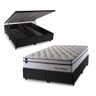 Conjunto Box Baú Super King Bali Relax Preto 193x203x78 Magnetico - 1