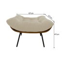 Ver imagem 6 de Poltrona Costela de Adão Veludo - Fortbello