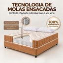 Ver imagem 2 de Colchão King Molas Ensacadas Ibiza + Base 193x203x61 Bom Pastor Laranja