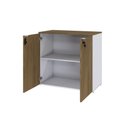 Ver imagem 5 de Armário Baixo com 02 Portas 75x80x42cm Wlab80 com Vermont Oak