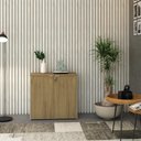 Ver imagem 4 de Armário Baixo com 02 Portas 75x80x42cm Wlab80 com Vermont Oak