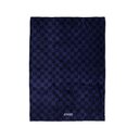 Ver imagem 2 de Manta Quadriculada Preguiça Solteiro 100% Poliéster Fleece Macio Azul Preto Xadrez