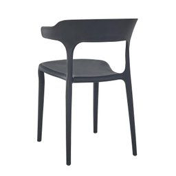 Cadeira de Jantar Garden Luxo Gd-001 Empilhável - Preta - 4