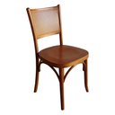 Ver imagem 2 de Cadeira Madeira Encosto Palhinha Bistrô Gourmet Luxo Jantar
