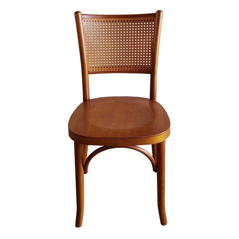 Cadeira Madeira Encosto Palhinha Bistrô Gourmet Luxo Jantar