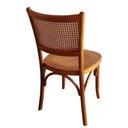 Ver imagem 3 de Cadeira Madeira Encosto Palhinha Bistrô Gourmet Luxo Jantar