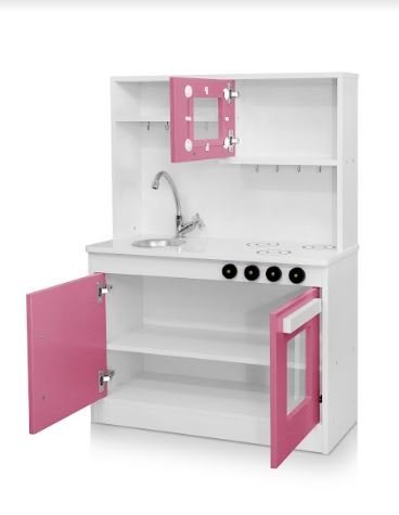 Cozinha Infantil em Mdf com Pia Micro-ondas Forno e Fogão - 2