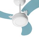 Ver imagem 2 de Ventilador de Teto Venti-Delta New Led Colors com 3 Pás Azul 220V