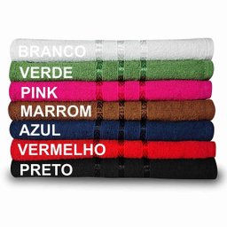 Kit 05 Toalhas De Banho Pratica Secagem Rápida 100%Algodão - 3