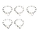 Ver imagem 1 de Engate Rabicho 80cm Kit 5 Unidades Misturador Agua Quente Fria Torneira Monocomando Mangueira Flexiv