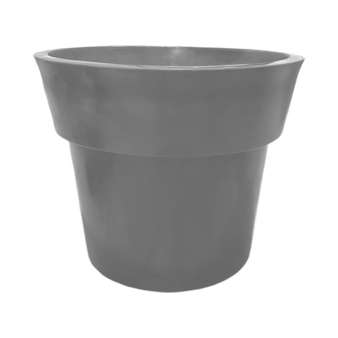 Vasos Plantas Frutífera Hortaliças 45x50 Ibiza Polietileno Bgplasticos V9 Cinza Cimento 004