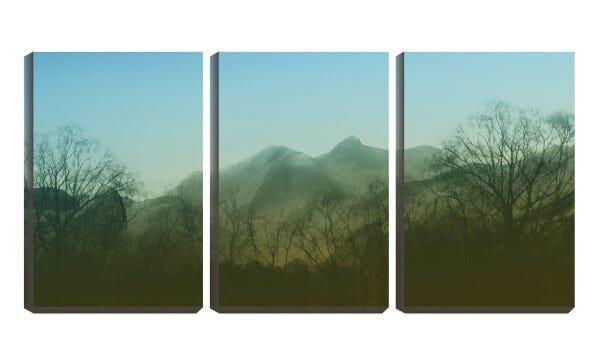 Quadro Decorativo 80x140 montanhas no outono - 1