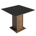 Ver imagem 6 de Conjunto Sala de Jantar Tampo de Madeira 4 Cadeiras Rustic/preto/oxford Aspen Madesa