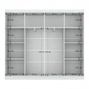 Ver imagem 6 de Closet Casal em L Ele e Ela 4 Metros 16 Prateleiras 4 Cabideiros Branco Fosco - Panorama Móveis