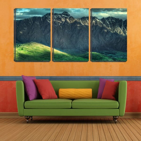 Quadro Decorativo 68x126 montanhas sobre a sombra - 2