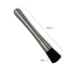 Macerador Socador de Caipirinha para Drinks e Cozinha Inox - 5