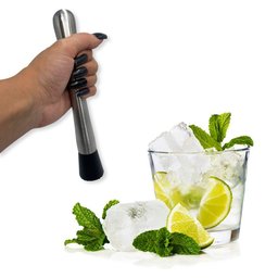 Macerador Socador de Caipirinha para Drinks e Cozinha Inox - 3