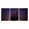 Quadro Decorativo 55x110 carcaça de barco sob estrelas - 1