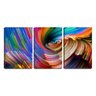 Quadro Decorativo 55x110 vórtice abstrato colorido - 1