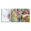 Ver imagem 1 de Quadro Decorativo 55x110 pingos de tinta abstrato