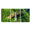 Ver imagem 2 de Quadro Decorativo 45x96 grande cachoeira na pedra