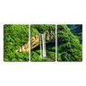 Quadro Decorativo 45x96 grande cachoeira na pedra - 2