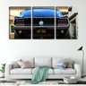 Quadro Decorativo 45x96 antigo mustang azul - 2