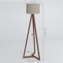 Ver imagem 2 de Luminaria Abajur Redonda Dubai Off White