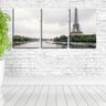 Quadro Decorativo 30x66 torre Eiffel vista do senna - 2