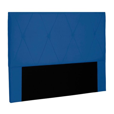 Cabeceira Decorativa King Size 1,95m Yves Azul Marinho