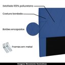 Ver imagem 4 de Cabeceira Decorativa King Size 1,95m Yves Azul Marinho