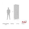 Guarda-Roupa Modulado 2 Portas 3 Gavetas 71cm Supreme Robel - 3