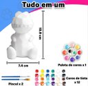 Ver imagem 7 de Luminária Dinossauro T-Rex Abajur LED Infantil para Pintar + Kit Pintura Tinta Guache Pincel Paleta