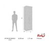 Guarda-Roupa Modulado 2 Portas 3 Gavetas 71cm Supreme Robel - 3