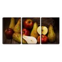 Ver imagem 1 de Quadro Decorativo 30x66 frutas na mesa natureza morta