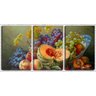 Quadro Decorativo 30x66 verduras natureza morta - 1